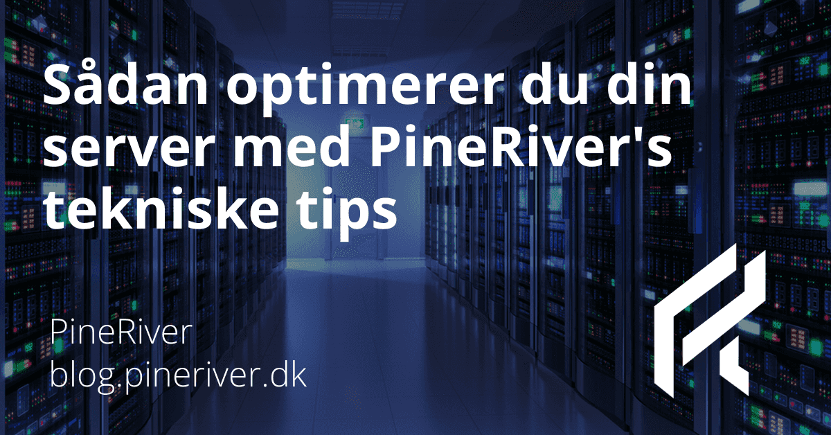 Sådan optimerer du din server med PineRiver's tekniske tips